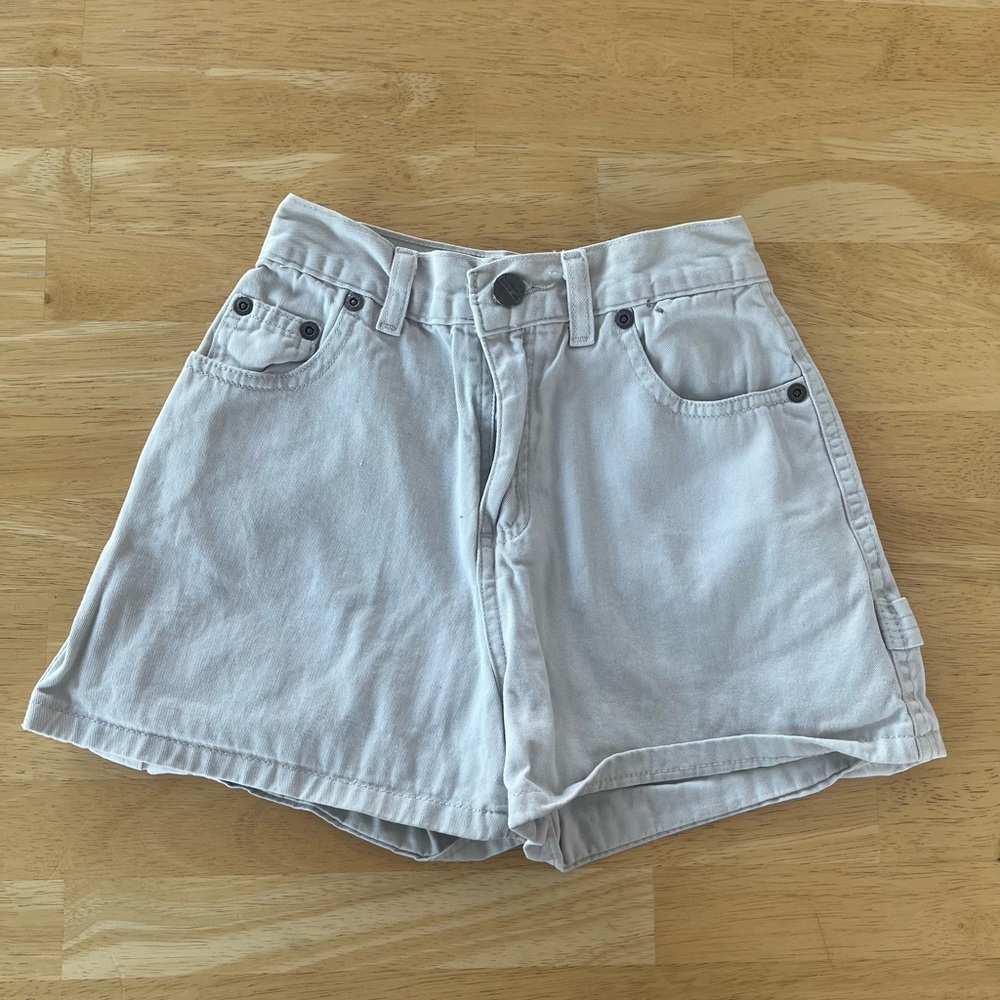 Khaki Relaxed Fit Shorts